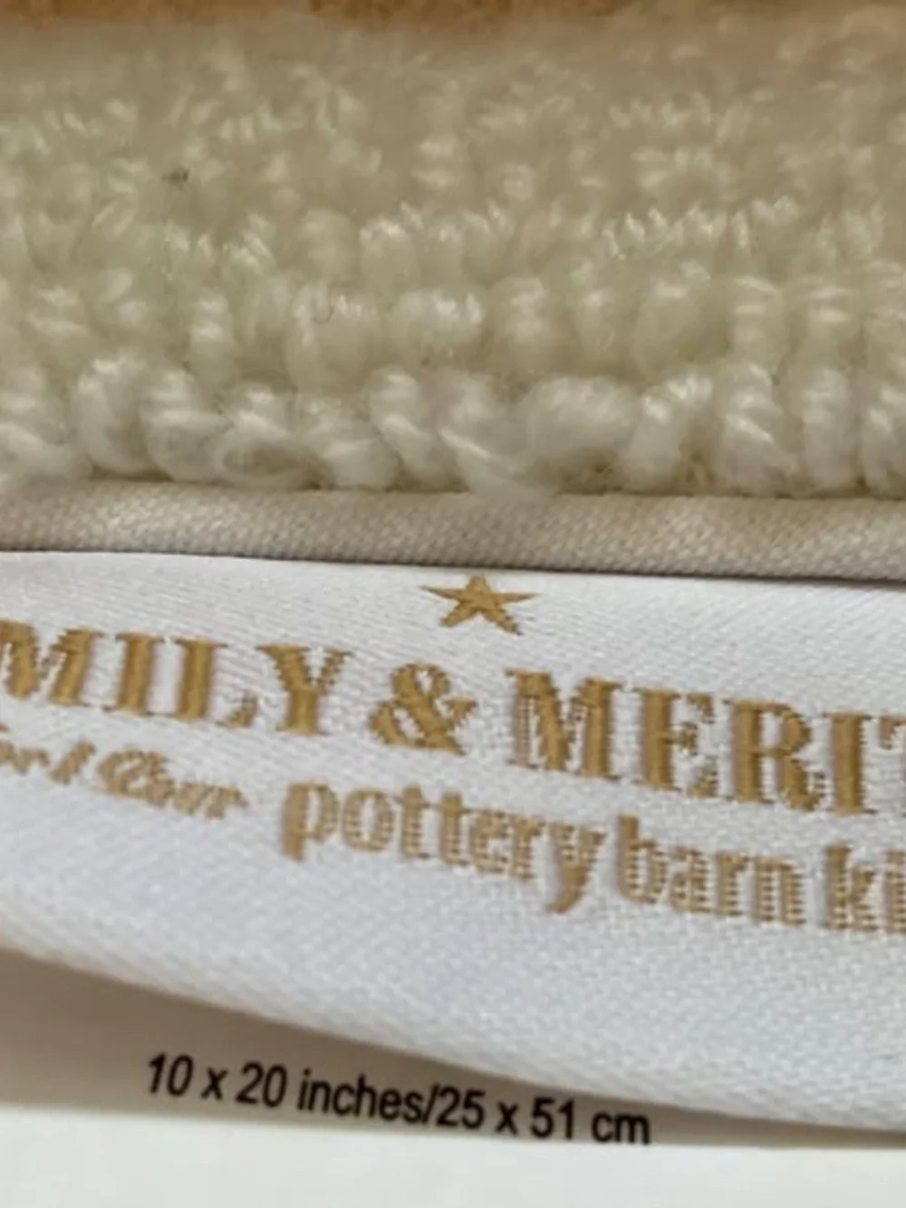 Emily & Meritt Pottery Barn Kids XO Hooked Accent Pillow